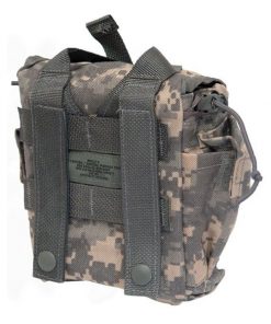 General Purpose Pouch ACU Camo NEW Military Style MOLLE 1QT Canteen 