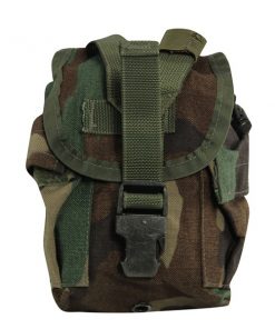 1QT MOLLE Canteen Pouch Woodland Camo
