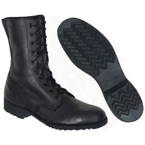 Combat Boots Black Ripple Sole