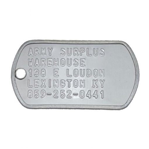 Army Surplus Dog Tags